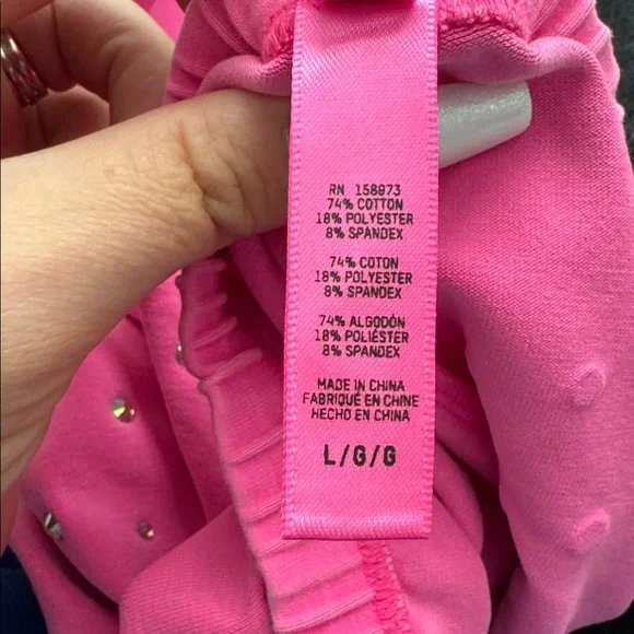 Skims Pink Studded Shorts NEW WITH TAGS - Picture 4 of 5